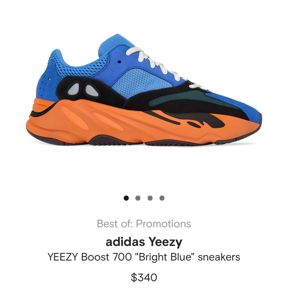 Yeezy 700 boost Bright Blue